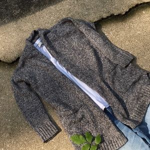 Chunky gray cardigan
